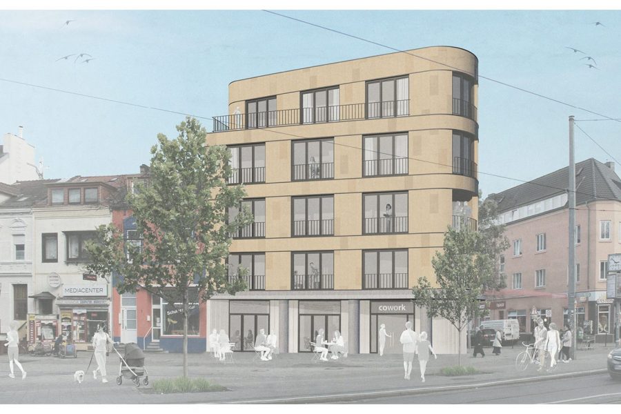 Material und Ökologie – cowork – Ressourcen bewusste Umbaukonzepte für ein Gebäude in Gröpelingen