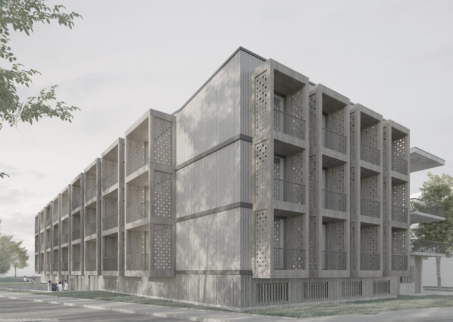 Ellener Hof – Leben mit Laubengang auf dem Baufeld 8