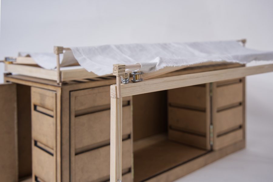 Mobil und Flexibel – Ein Vordach für das Designbuild-Lab